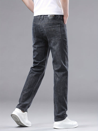 Blaue Regular-Fit Jeans - Felix