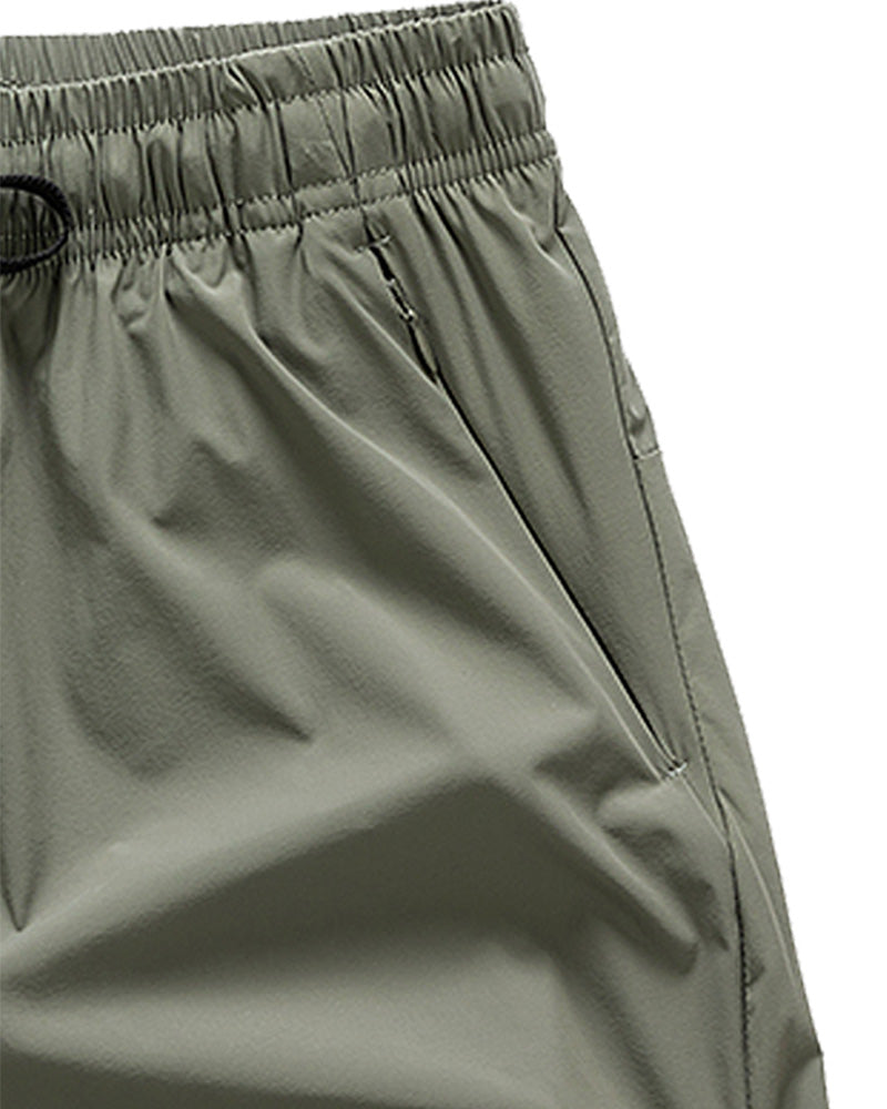 Shorts Männer Elastischer Bund Tasche Schnelltrocknend Eis-Seide Sport