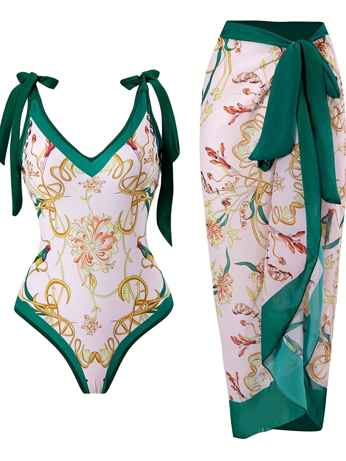 Floral print swimsuit - Anna