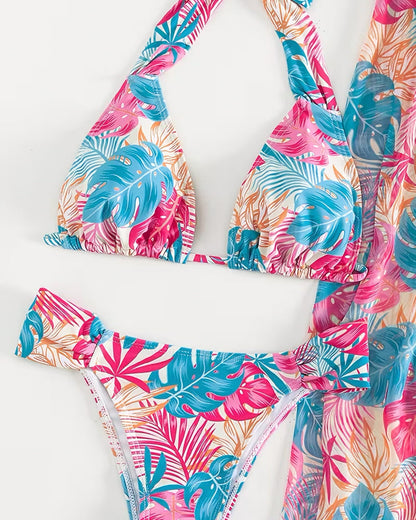 Bikini Urlaub Halter Getrennt Rock