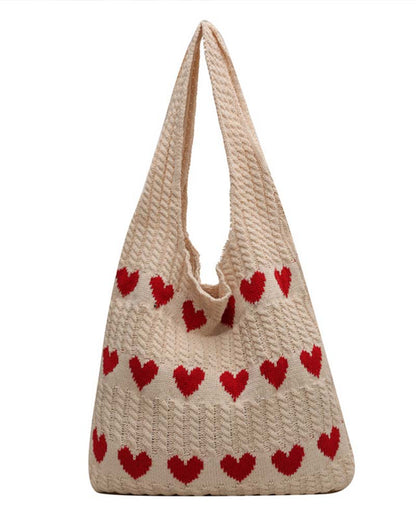 Tasche Wolle Gestrickt Achsel