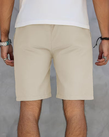Shorts Leder Etikett Lässig