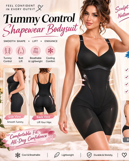 Kühlender Bauchkontroll Po-Lift Shapewear Bodysuit
