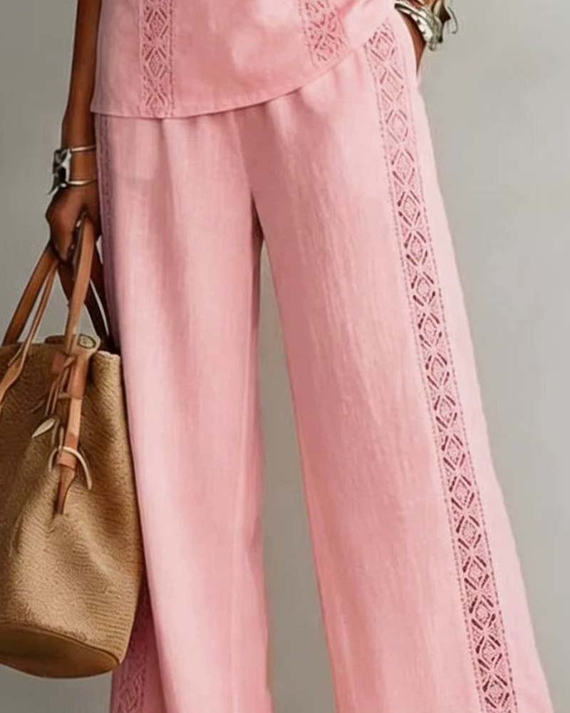 Zweiteiliger Set Hollow Out Halter