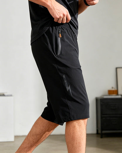 Shorts Herren Lässig Sport Einfarbig Fünf Punkte