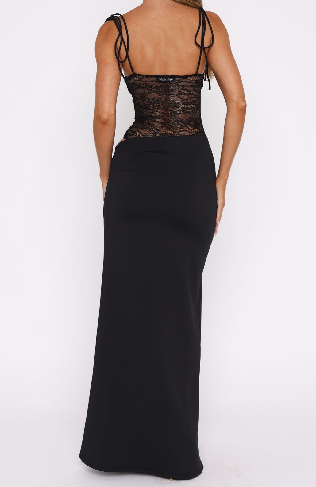 Robe longue Juliana – Noire