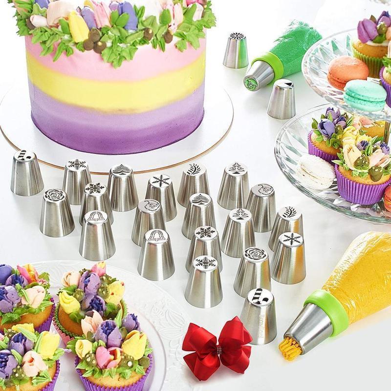 Weihnachten Kuchen backen Düsen Kit BLUMENROHR