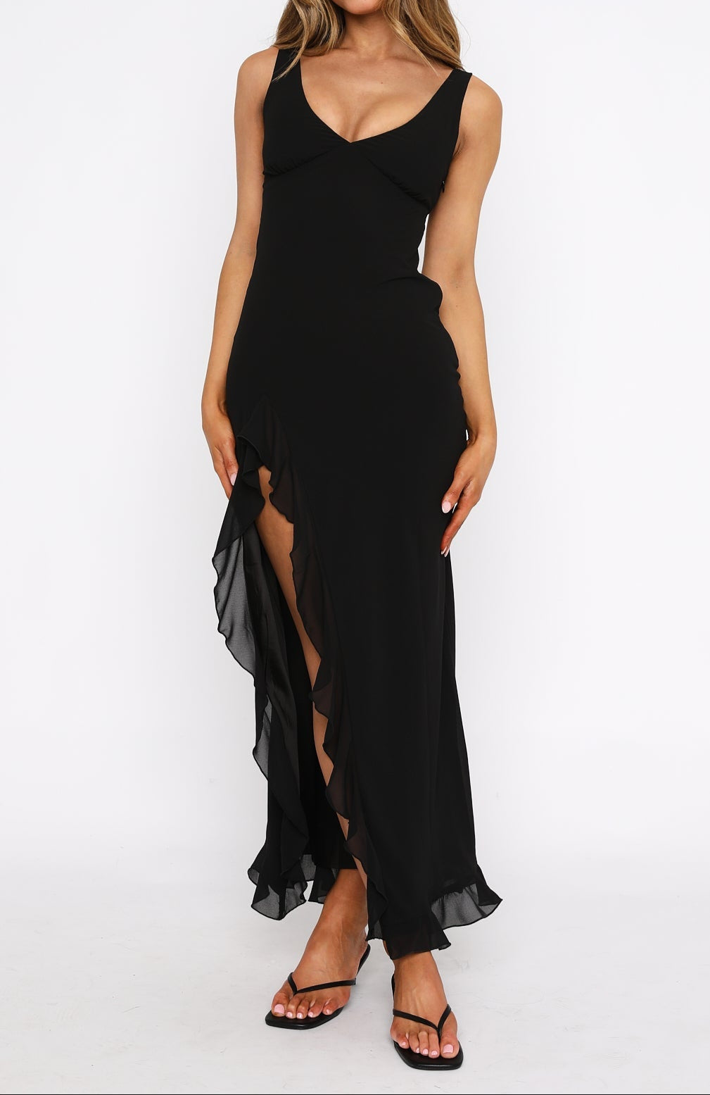 Agustina Maxi Dress – Black.