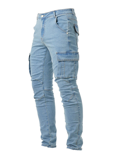 Grey Cargo Jeans - Max