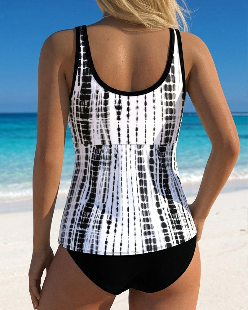 Tankini Batik Netz Patchwork