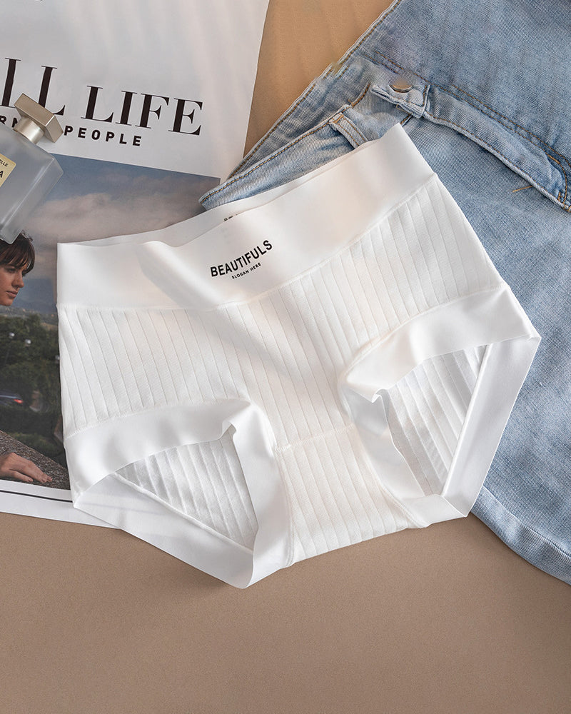 Long-Staple Cotton High Waist Briefs