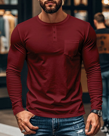 Top Atmungsaktiv Pullover Langarm Herren
