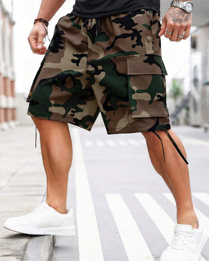 Hose Mit Taschen Camouflage Cargo