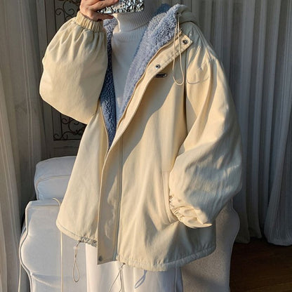 Fleece Lined Hooded Jacket for Women - Lidia