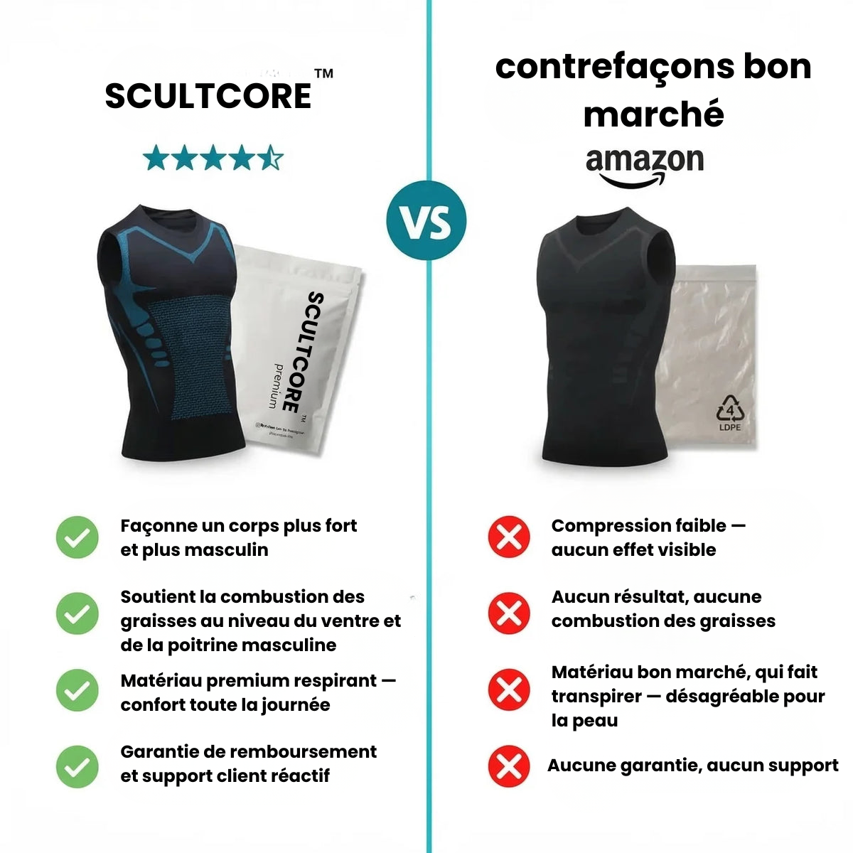 ⏰🔥NUR FÜR KURZE ZEIT: 50 % RABATT!🔥ÜBER 50.000 VERKAUFT! Ionic Shaping Weste – Kompression, Kühlung, ärmellos, körperbetonend 💪