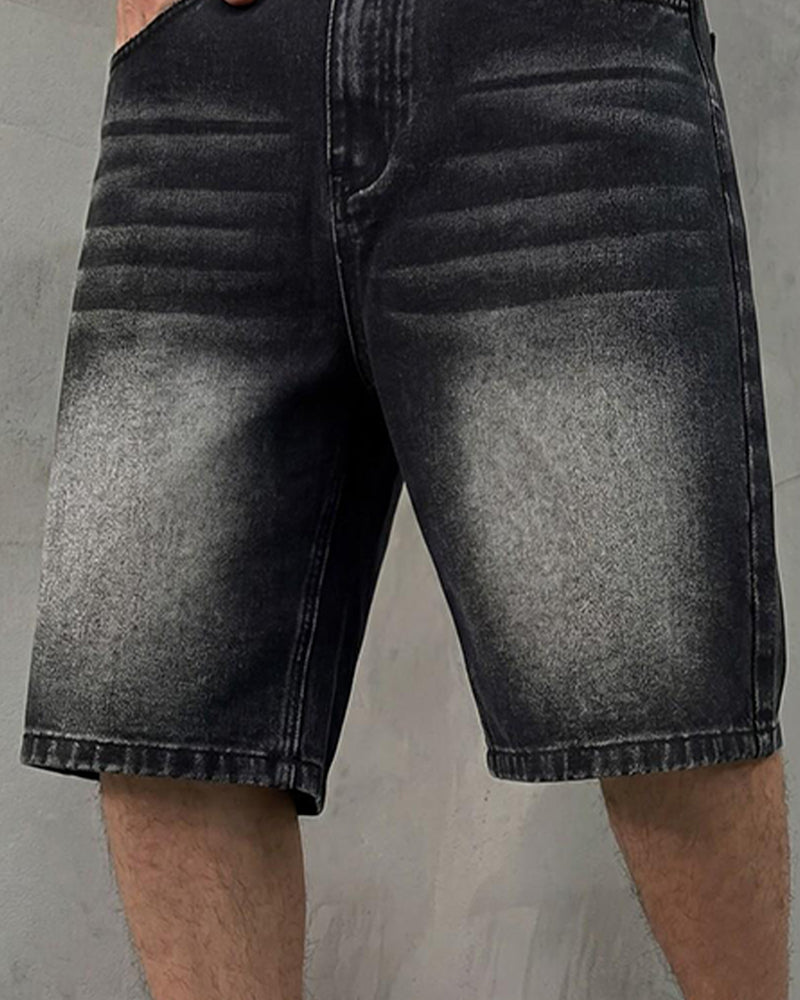 Shorts Herren Lässig Denim