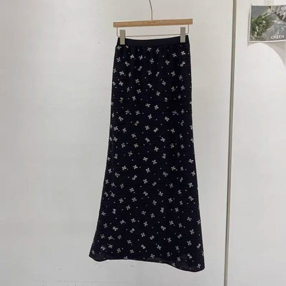 Floral Lace Maxi Skirt for Women - Olimpia