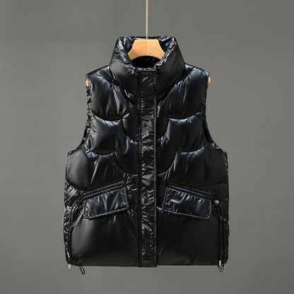Puffer Vest with Zipper Pockets for Men - Giorgia