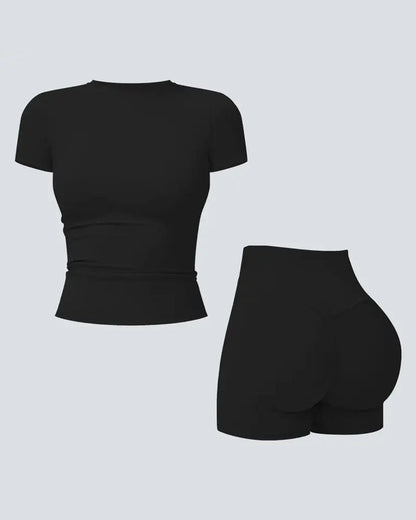 Set Kompression Kurzarm Yoga