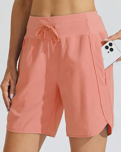 High-Waist-Shorts mit Bauchkontrolle, athletisch