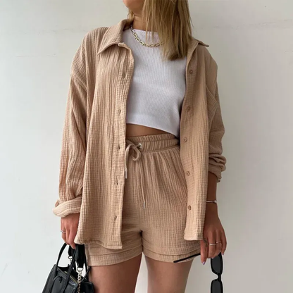 Zweiteilige Damen-Outfits khaki