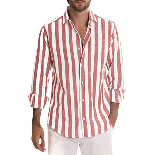 Red and white striped shirt - Jonas