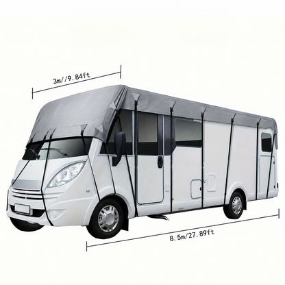 🎃Halloween-Angebot: 50 % Rabatt!🚐Dachabdeckung für Wohnwagen und Wohnmobile – 210D Oxford-Gewebe mit sicheren, verstellbaren Gurten