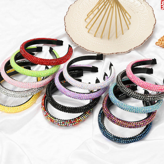 Modefarbe Diamant Stirnband