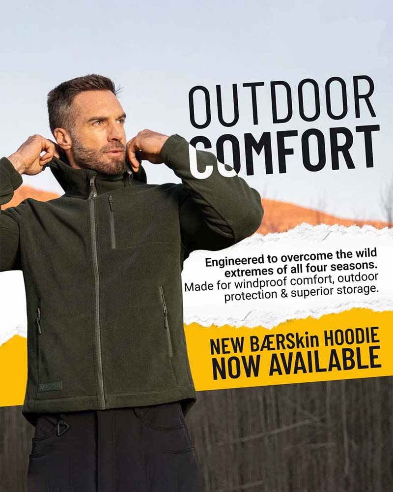 Genieße Wilden Komfort Bei Kälte, Regen, Wind Oder Schnee. Dies Ist Die Letzte Hoodie, Die Du Jemals Kaufen Wirst.