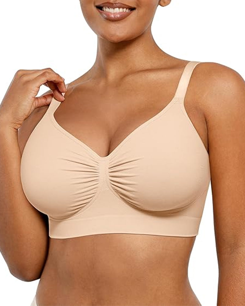 Drahtloser bequemer BH für Damen nahtloser BH