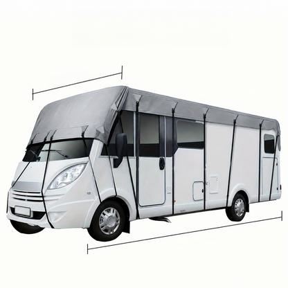 🎃Halloween-Angebot: 50 % Rabatt!🚐Dachabdeckung für Wohnwagen und Wohnmobile – 210D Oxford-Gewebe mit sicheren, verstellbaren Gurten