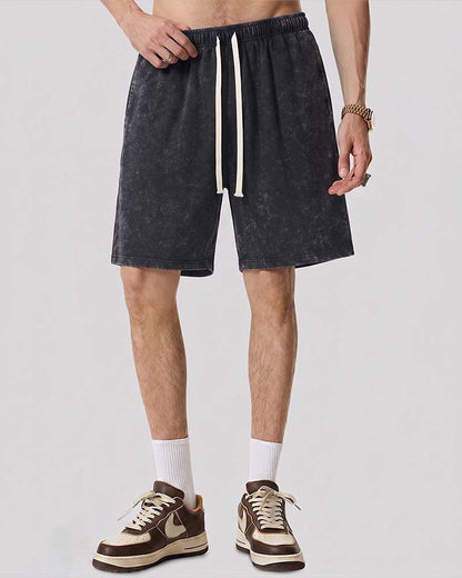 Shorts Gewaschen Vintage Terry Schlaufe