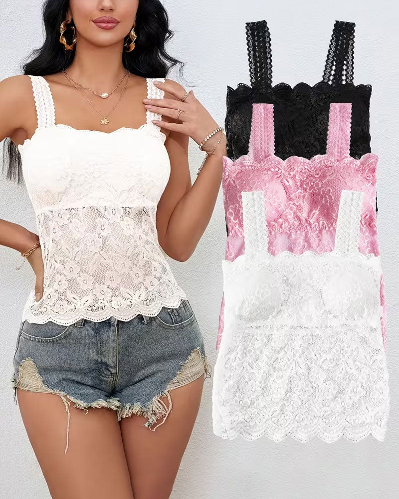Camis Top Einfarbig Bandeau