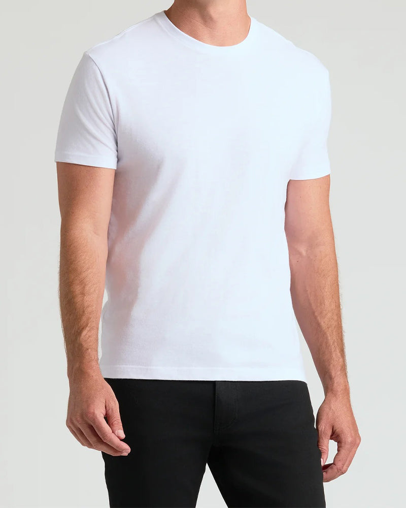 Top Herren Unifarben Kurzarm