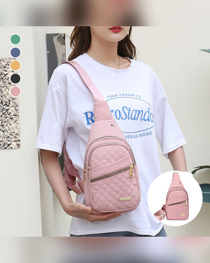 Tasche Damen Mode Bestickt Gesteppt Brust