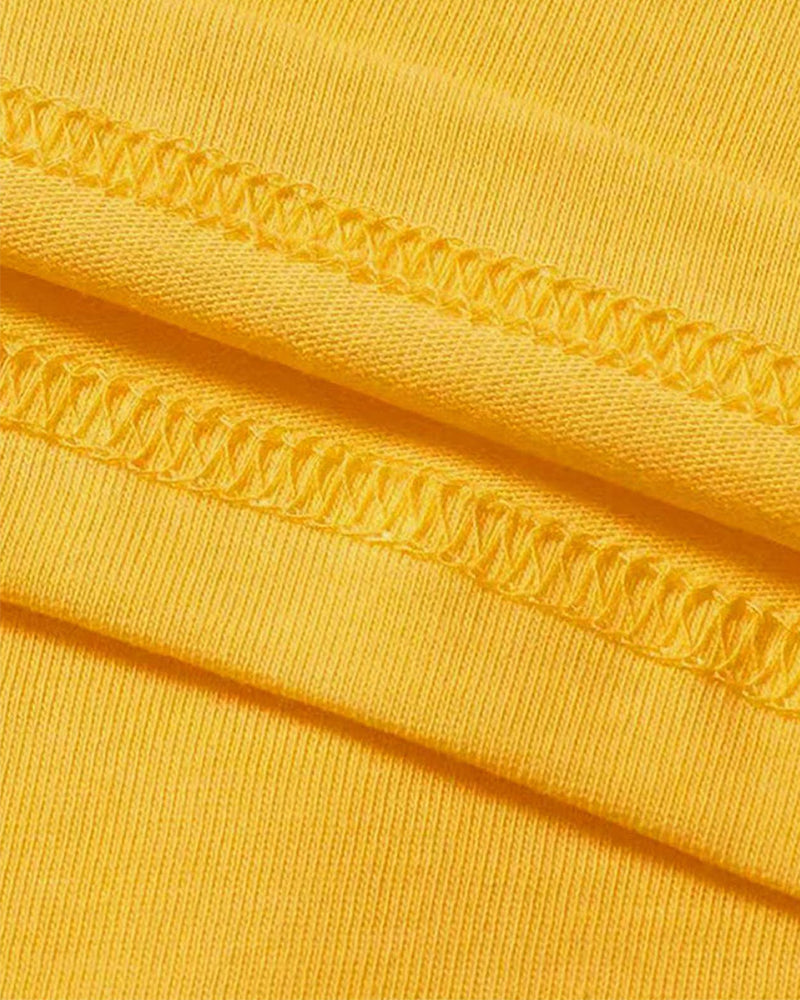 T-Shirt V-Ausschnitt Einfach Uni