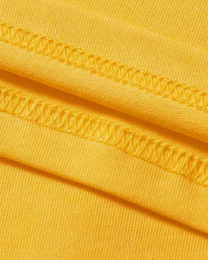 T-Shirt V-Ausschnitt Einfach Uni