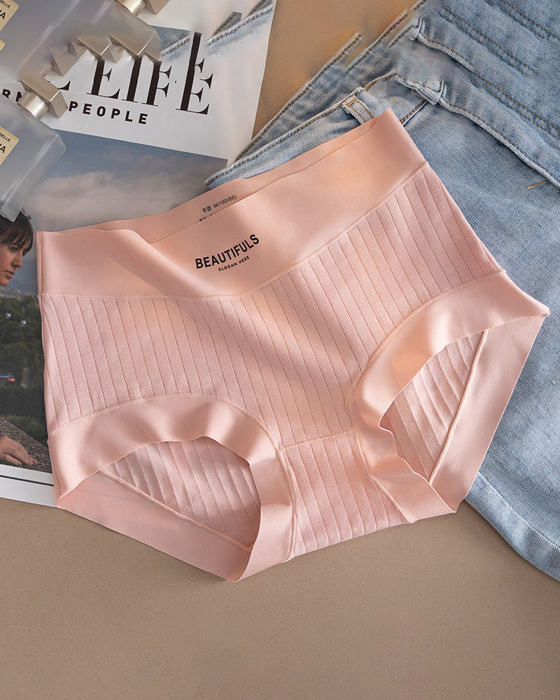 Long-Staple Cotton High Waist Briefs