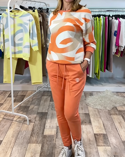 Set Geometrisches Muster Sport Freizeit