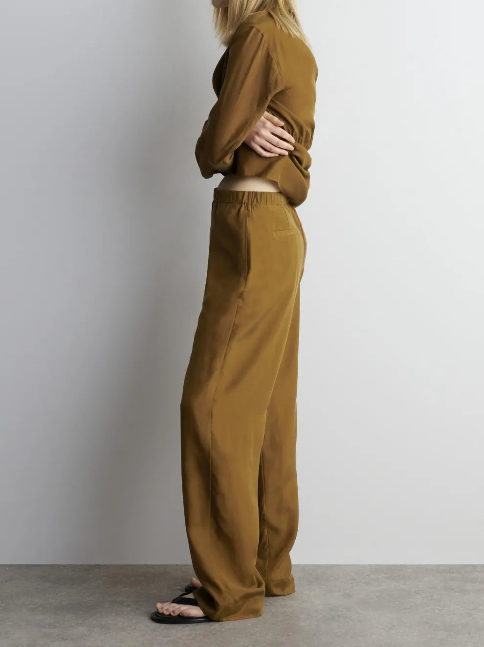 Ensemble pantalon de costume chic à revers châle