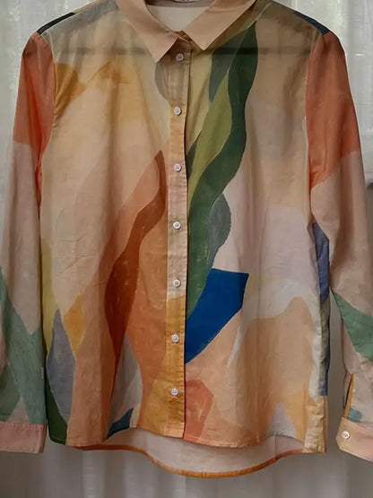 Colorful pattern shirt - Lina