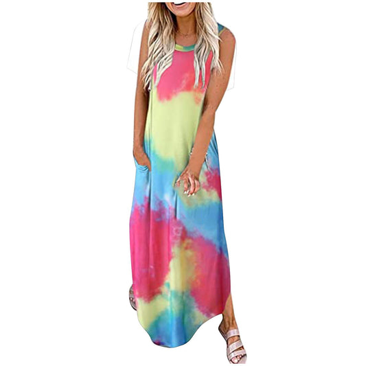 Neon Tie-Dye Kleid - Karina