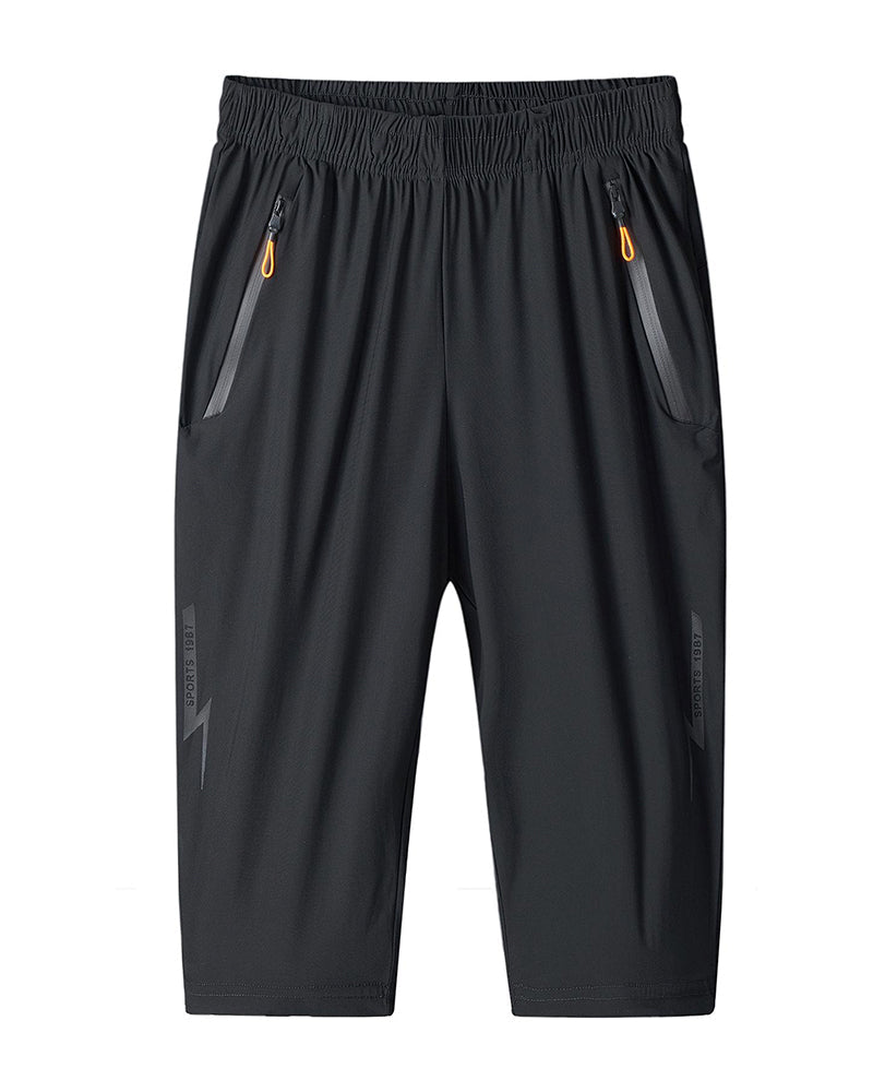 Shorts Herren Lässig Sport Einfarbig Fünf Punkte