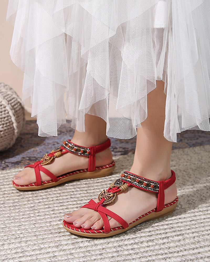 Sandalen Bohemian offene Zehen