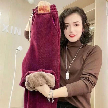 Fleece Lined Jogger Sweatpants for Women - Immacolata