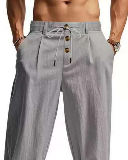 Hose Casual Unifarben Gerades Bein