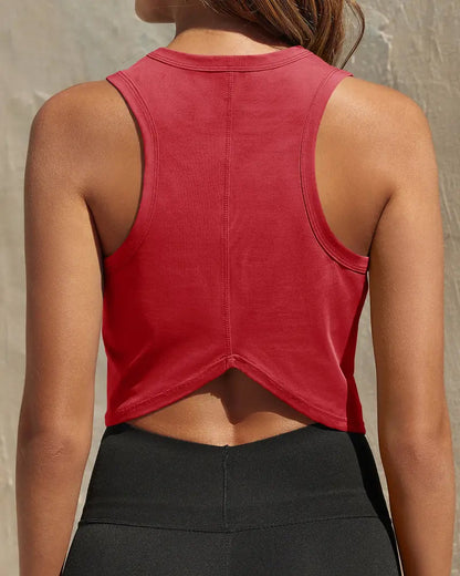 Tanktop Sportlich Cropped