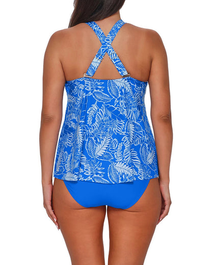 Tankini Top Blumig