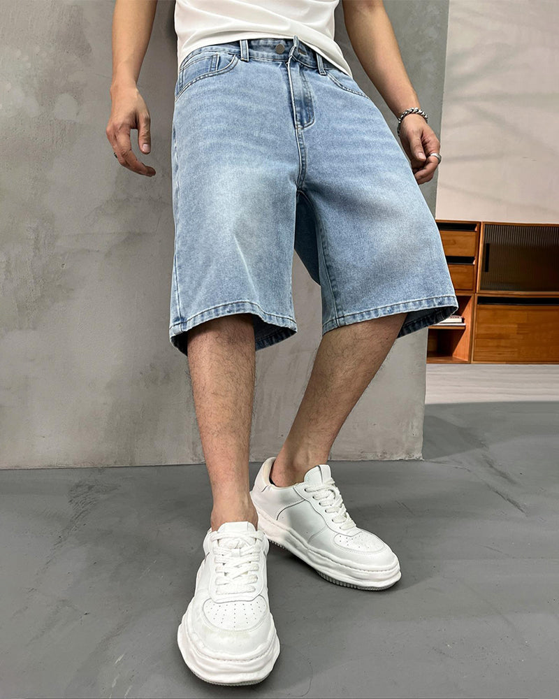 Shorts Herren Lässig Denim