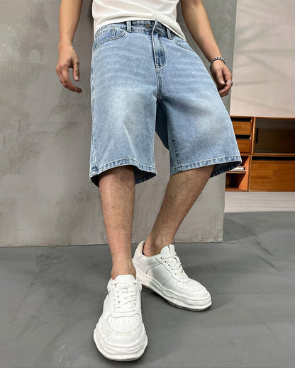 Shorts Herren Lässig Denim